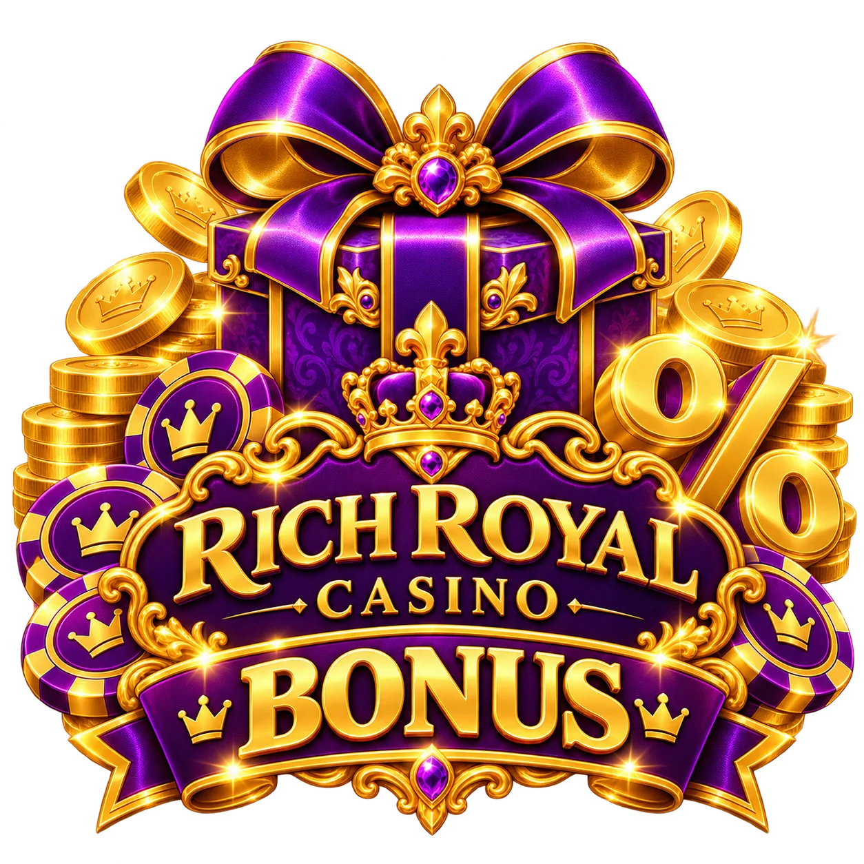 Rich Royal Casino Hero Illustration